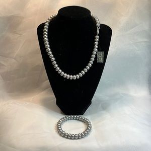 Honora Cultured Pearl Necklace and Matching Bracelet